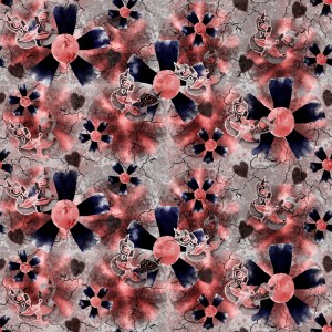 Patriotic Flower Clown Pattern